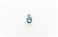 Anello Artigianale Donna Aquamarine Collection in Oro bianco Acquamarina 01/17 - 01/17